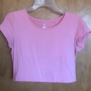 Pink crop top